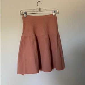 Blush pink stretchy skirt